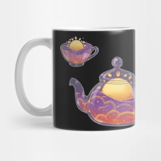 Peaceful sunrise tea set Mug